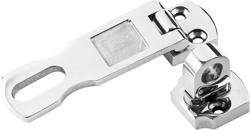 Jamiikury 1 Pcs 3 Inch Marine Grade Door Hasp, 316 Stainless Steel Swivel Safety Hasp, Heavy Duty Door Hasp with Turning Padlock Eye Mount - Image 2